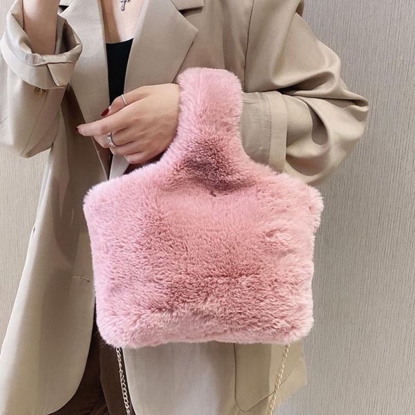 

ladies handbag bags 2020 new slung plush small bag handbags women bags