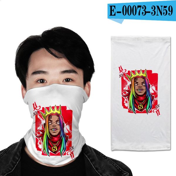 

6ix9ine 3dmultifunctional женщины людей промывочной воды магия бандан маска маска пользовательский 6ix9ine 3dmultifunctional sqcgap dhzlstor, Black