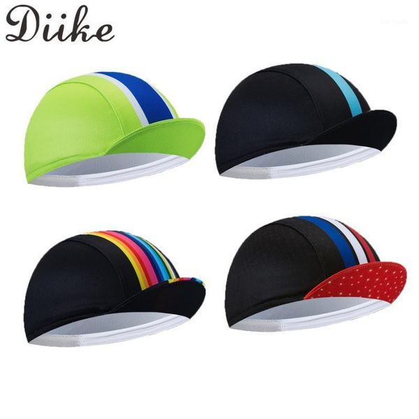 

cycling caps & masks diike cap gorra ciclismo mountain bike hat bicycle headwear bandana breathble dry-fast cap1, Black