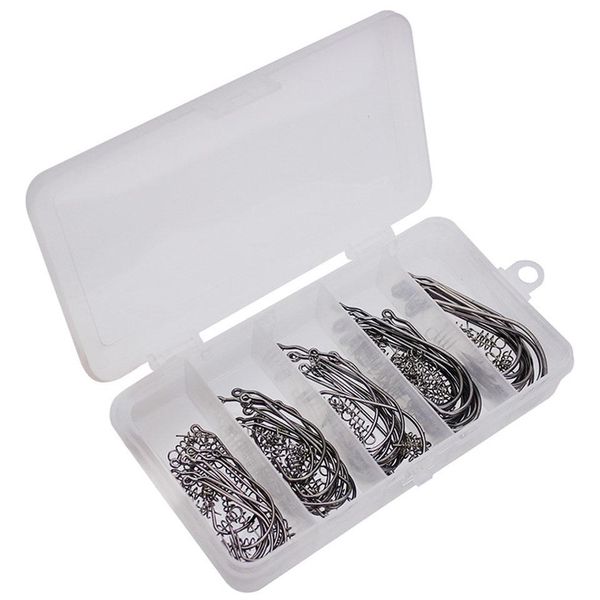 

50шт колючая рыбалка крючки sea worm карп single circle hook set fly рыболовные принадлежности снасти из углеродистой стали fishhook jlletl