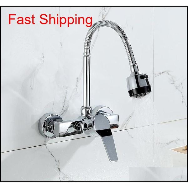 

wall mounted kitchen faucet mixers kitchen sink tap wall faucet flexible hose double h qylwhn bdesports