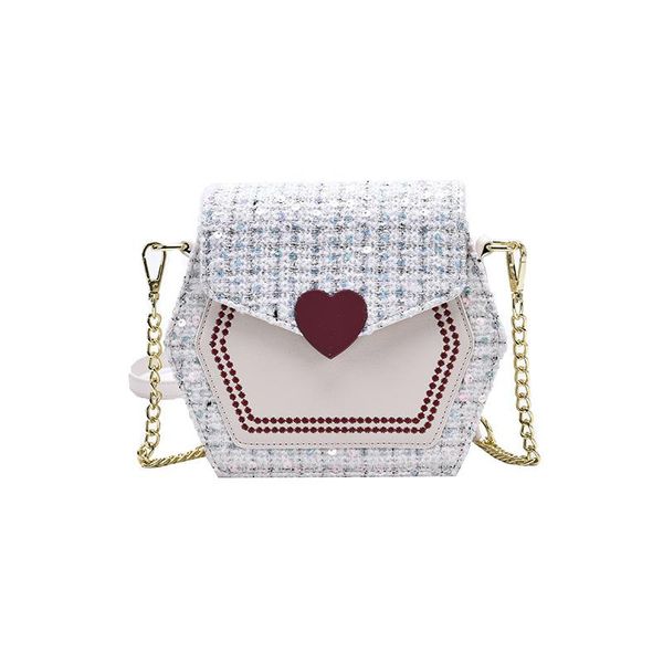 

cross body style women's bag fashion multi-function tweed messenger