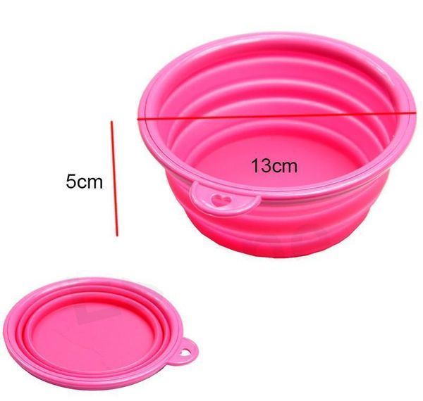 

collapsible foldable sile dog bowl candy color outdoor travel portable puppy doogie food cont bbyyat ladyshome