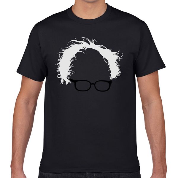 

t shirt men bernie sanders hair casual black geek short male tshirt xxxl sport hooded sweatshirt hoodie