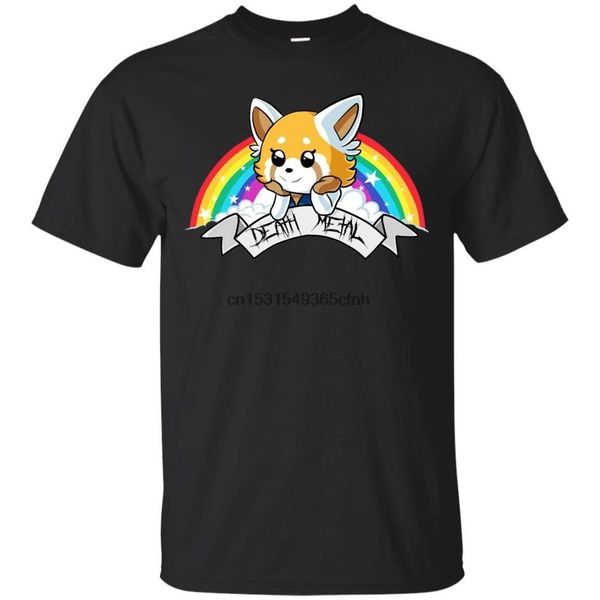 

fashion man aggretsuko death metal rage cotton t shirt funny tee sport hooded sweatshirt hoodie