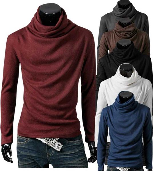 

a mens designers hoodies 2021 new fashion men cotton pile neck design versatile long sleeve t-shirt, White;black
