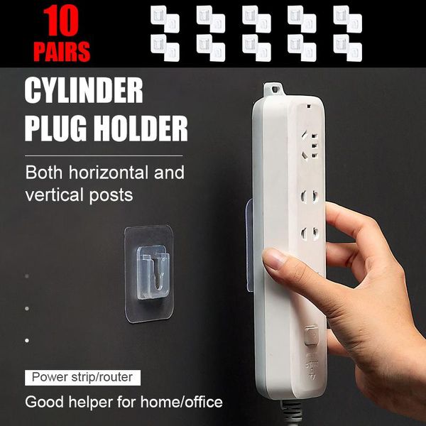 

hooks & rails 10pair double-sided adhesive wall suction cup multifunctional sucker hook waterproof hanger household storage holder