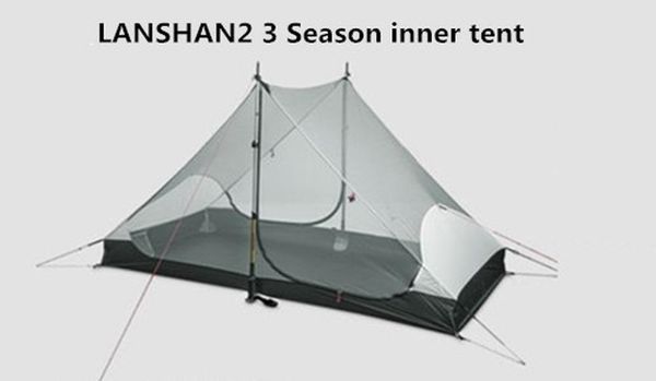 

1kg oudoor ultralight camping tent 3 season professional 15d silnylon rodless tent double layer waterproof tent for 2 persons sqcahy