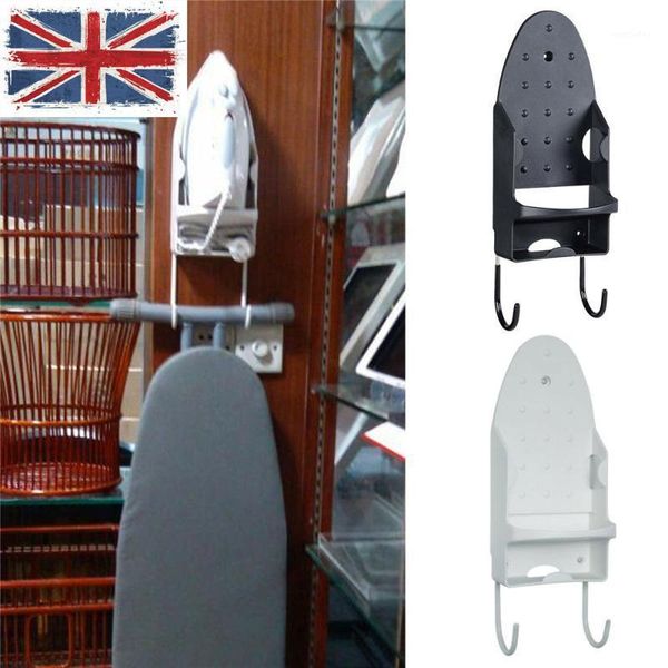 

hooks & rails wall mounted iron holder heat-resistant rack hanging ironing board home dryer accessories bathroom kitchen hook1