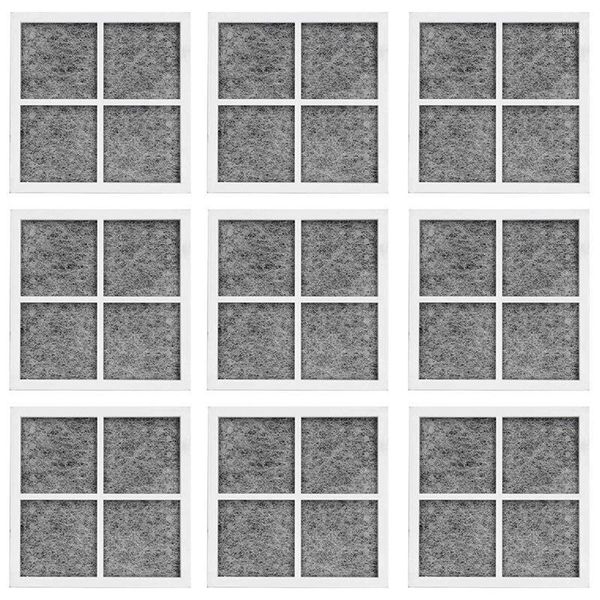 

9pcs lt120f replacement air filter for lg refrigerator, replace 469918 adq732144041