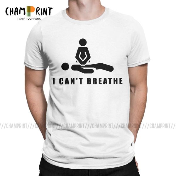 

sport men's i can't breathe t shirt george floyd black lives matter cotton clothes novelty short sleeve tee shirt summer t-shirts