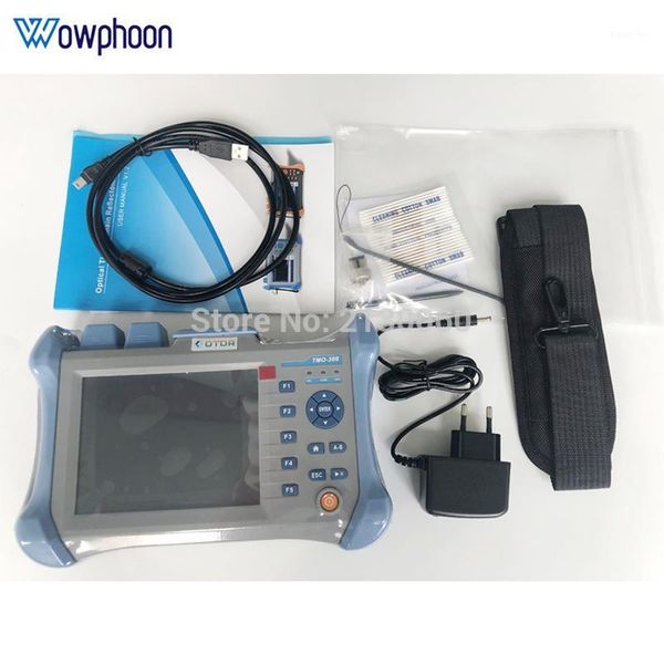 

ship by dhl tmo-300-sm-c 1310/1550nm 32/30db built in vfl touch screen optical time domain reflectometer fiber optic otdr1