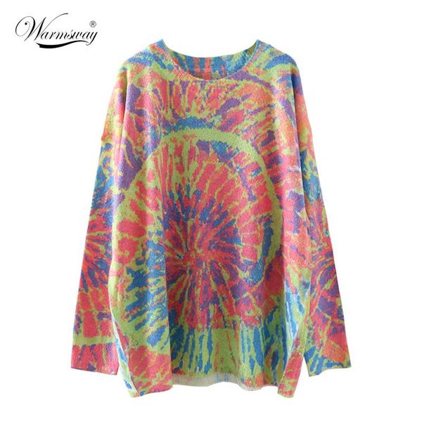 

2020 early fall oversized thin sweater women fashion mohair pullover knitting sweaters tie-dye long sleeve casual jumper b-012, White;black