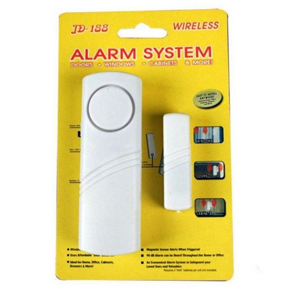 

alarm systems 1pc wireless door window burglar with magnetic sensor entry anti thief home system security device wholesale