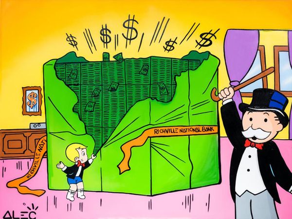 

alec monopoly richie+monopoly opening $ packages home decor handpainted &hd print oil painting on canvas wall art canvas pictures 210209
