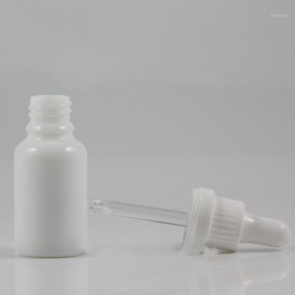 

1/2oz white oil cosmetics bottle with dropper,15ml glass container1