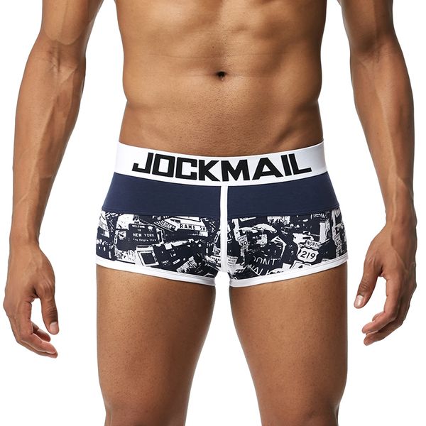 

3pieces/lot cotton men underwear boxers printing breathable cuecas boxers shorts gay underwear panties mens clothing underpants, Black;white
