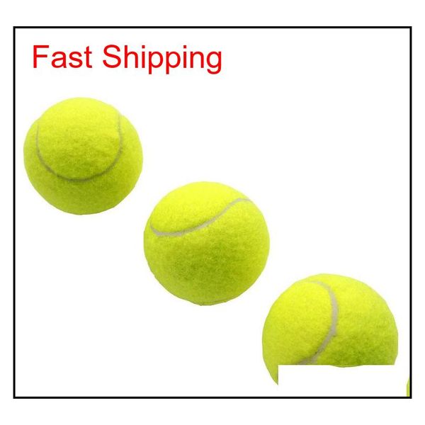 

training standard tennis ball rubber good bounce 1.3 meters durable tennis playing official ball neon yellow sport ball no logo yoowe
