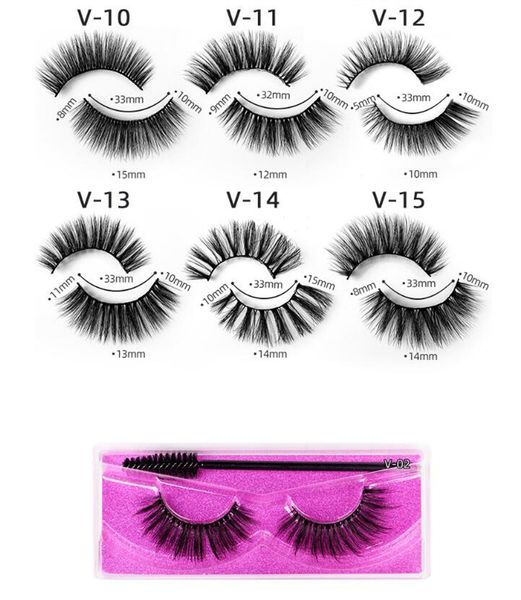 

beauty health 3d eyelashes fluffy dramatic eyelashes makeup wispy lashes natural long false eyelashes thick fake lashes