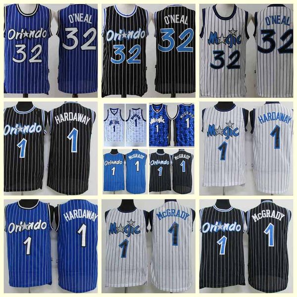 

men orlando agic tracy mcgrady penny hardaway shaquille o'neal jersey;the swing man sews a basketball jersey, Black;red