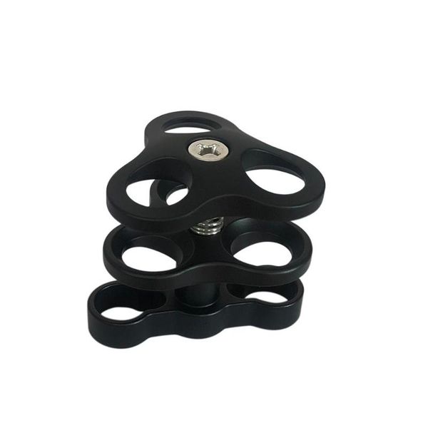 

bgning factory direct three hole butterfly clip underwater pgraphy equipment diving porous clamp lamp arm extension rod conn