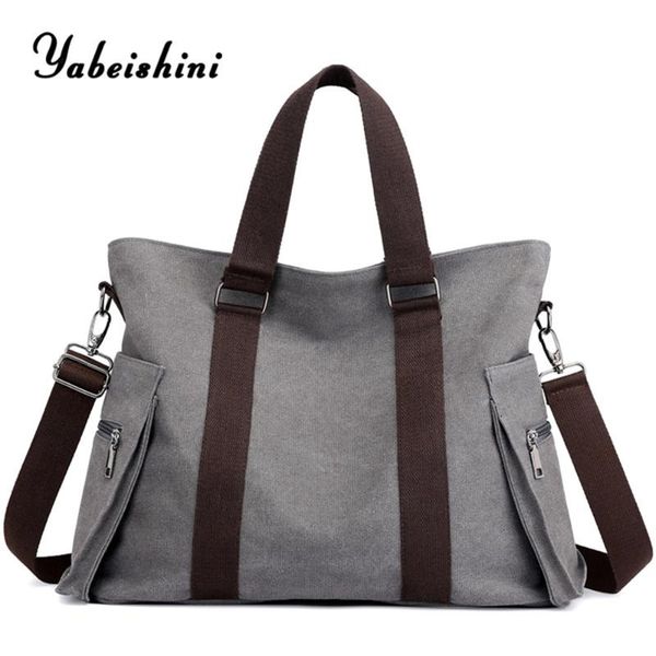 

new women's canvas shopping bag handbags women bags designer messenger bags sac a main travel bag lady shoulder