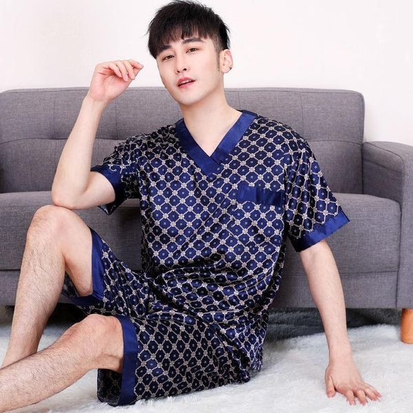 

mens pajama set satin sleepwear men pajamas set spring autumn pijama mens sleepwear sleep wear pyjamas sleep 1, Black;brown