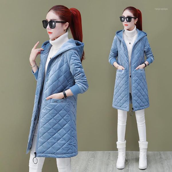 

dust coat female long hooded with cloth with soft nap of new fund of 2019 autumn winters1, Black