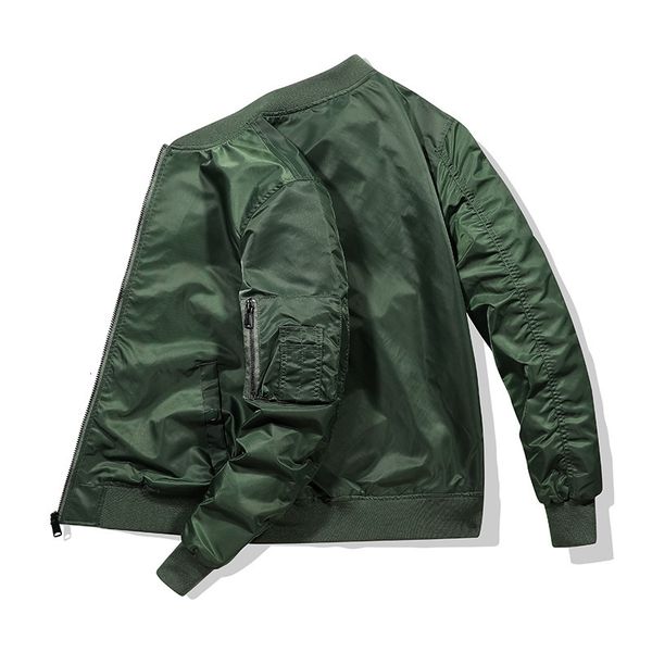 

chao brand jiyu wenle ma1 pilot men's air force baseball jacket, Black;brown