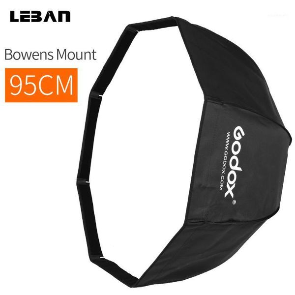 

godox sb-ue professional 95cm 37in portable octagonal umbrella softbox with bowens mount for godox studio flash de300 sk3001