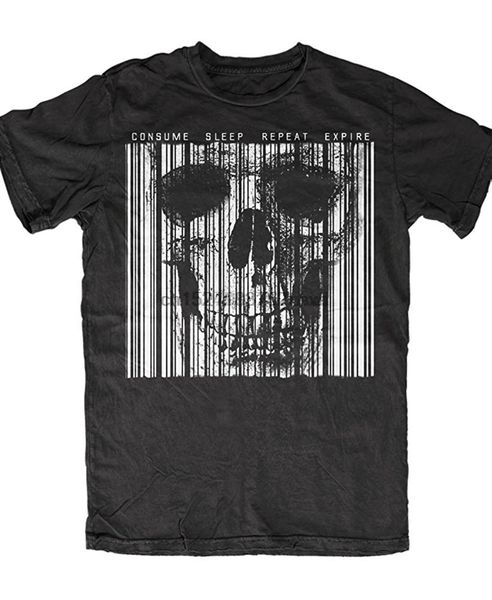 

skygraphx mens consumed barcode skull t-shirt sport hooded sweatshirt hoodie