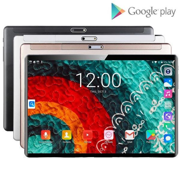 

new tablet pc 10.1 inch android 9.0 tablets octa core google play 3g 4g lte phone call gps wifi bluetooth tempered glass 10 inch1