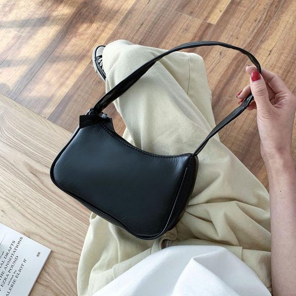 

мягкой кожа pu женского багет сумка vintage design ladies подмышки сумка soild цвет женщина малого tote кошелек сумка на ремень