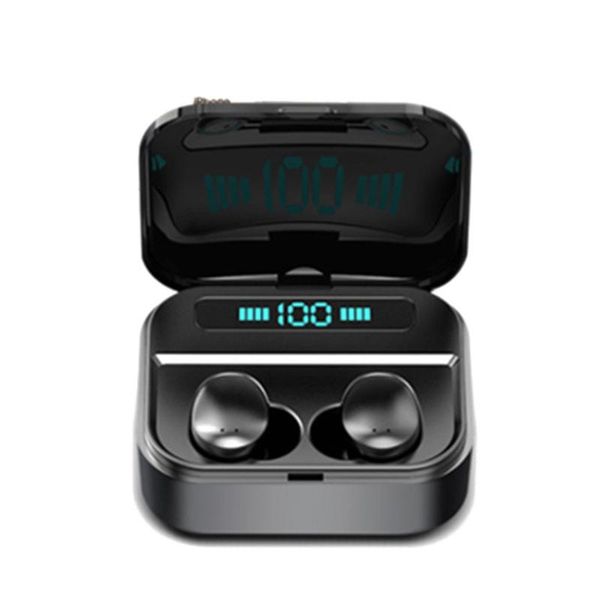 

in ear earbuds true wireless ipx7 waterproof charging box bass sound bluetooth earphone portable sports hifi stereo mini