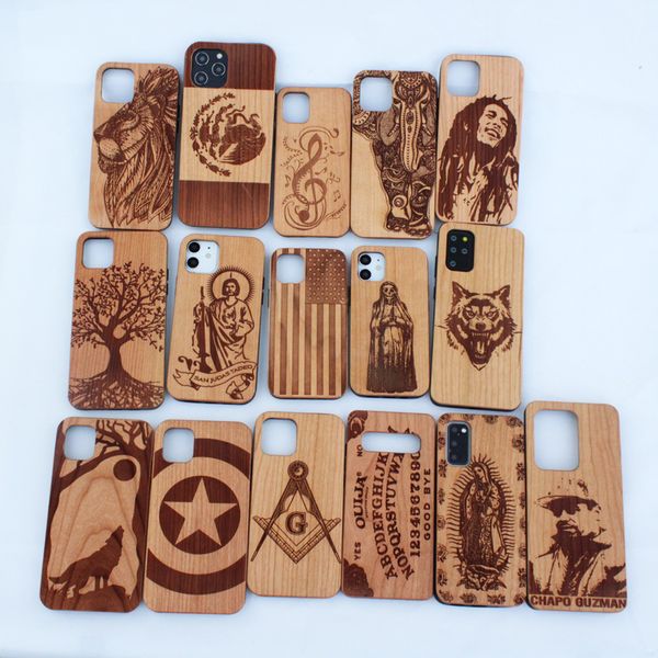 

for iphone 12 wood case 12 max 11 pro mobile phone shell custom solid wooden bamboo smartphone cover oem odm design logo luxury