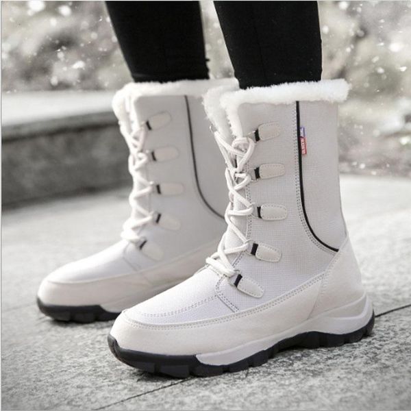 

boots women's snow martin's motorcycle cotton warm high-heeled, Black