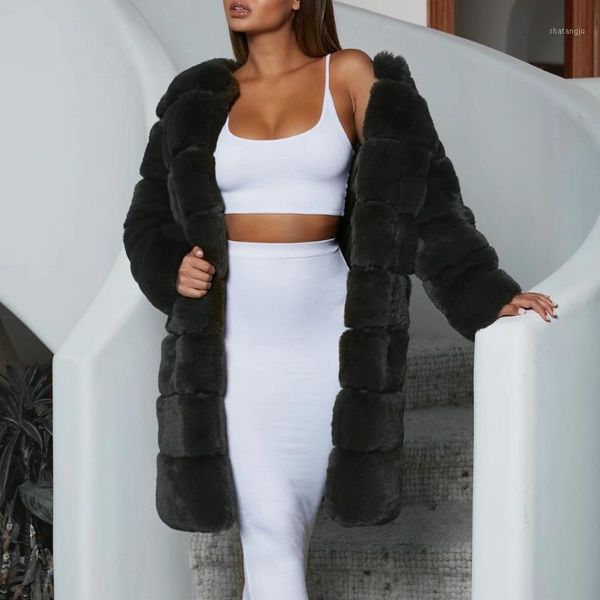 

women plush warm outwear women winter coat cardigan pure color plus size short faux coat long jacket long sleeve outerwear #9201, Black;brown