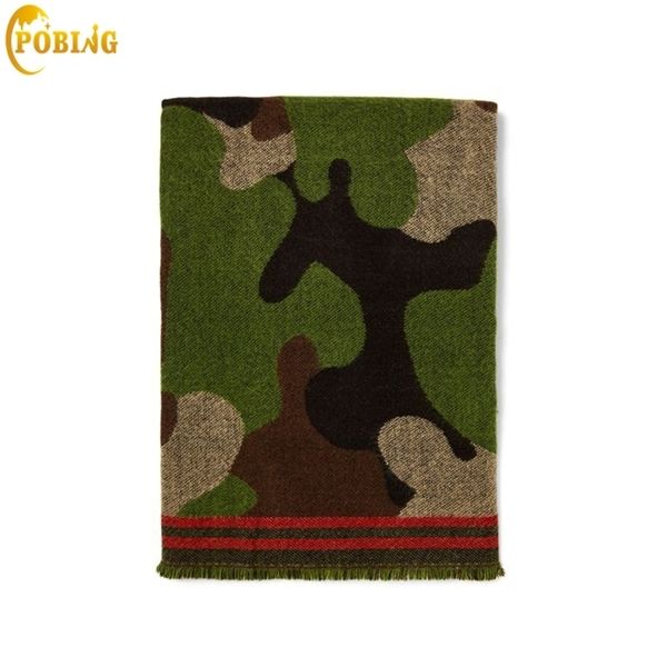 

pobing brand winter scarf women leopard cashmere scarves wraps basic acrylic wram shawls female blanket tassel scarf lady stoles y201024, Blue;gray