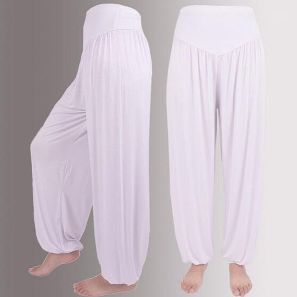 

2020 spring summer new solid lantern pants female casual movement pants dance clothing baggy trousers plus size s-3xl 16 color1, Black;white