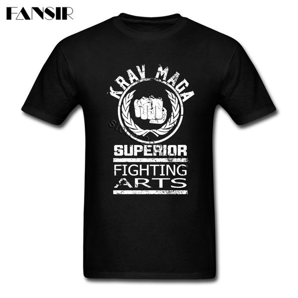 

sport krav maga fighting kickboxing short sleeve t shirt boy creative tee shirt cotton o neck men t-shirt for group