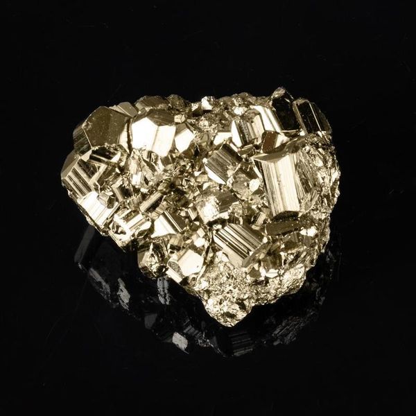 

1pcs natural pyrite stone and minerals natural crystal quartz stone for divination chakra energy healin qylork, Black