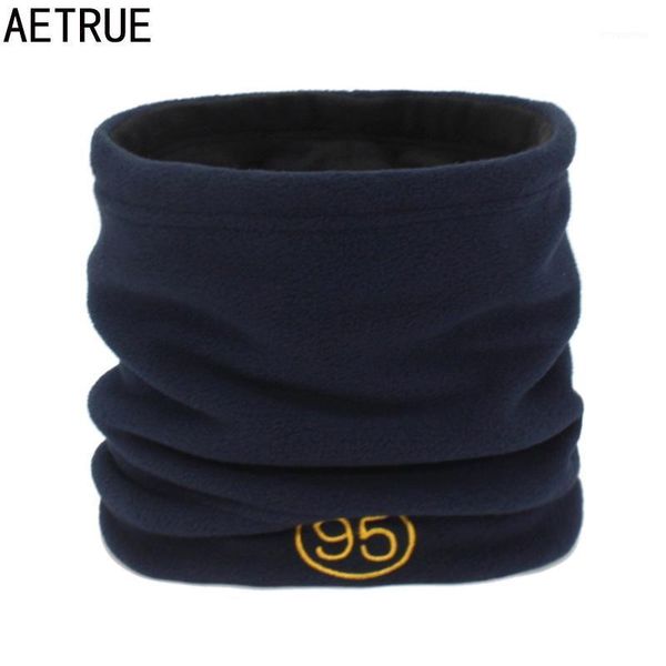 

aetrue women winter scarf ring men knitted scarves for women o neck shawl snood warp collar warm hat male solid fleece scarves1, Blue;gray