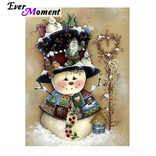 

wholesale snowman diamond painting 5d diy picture of rhinestones cross stitch diamond embroidery full square drill s2f1582