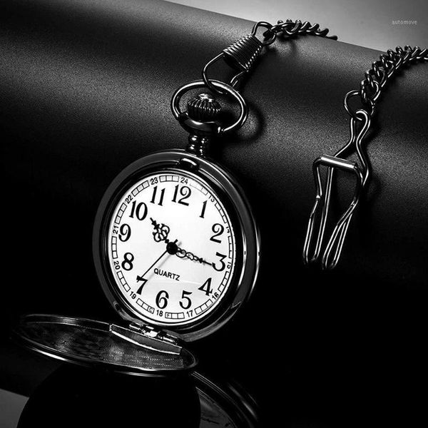 

fashion english letter round dial analog quartz pocket pendant watch teacher day gift1, Slivery;brown