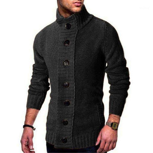 

2020 autumn winter men's sweater coat faux fur wool sweater jackets men zipper knitted thick coat warm casual knitwear cardigan1, White;black