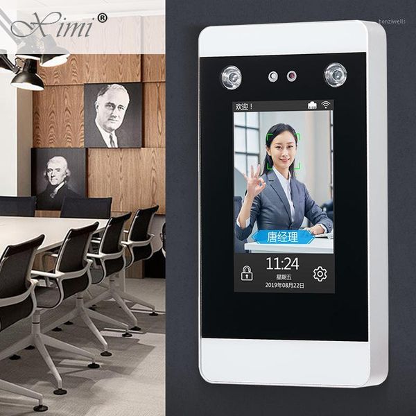 

dynamic face recognition access control system all-in-one facial punch card office commuting attendance machine1
