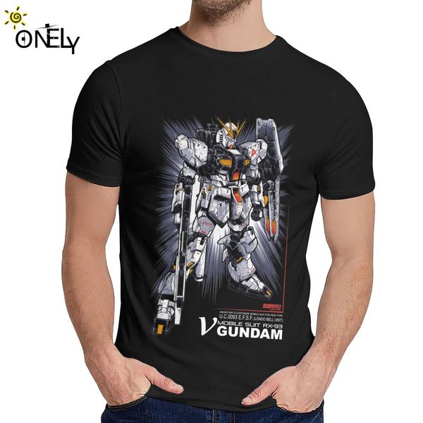 

for man mobile suit gundam char's counterattack rx 93 robot soft round neck vintage sport hooded sweatshirt hoodie men t shirt