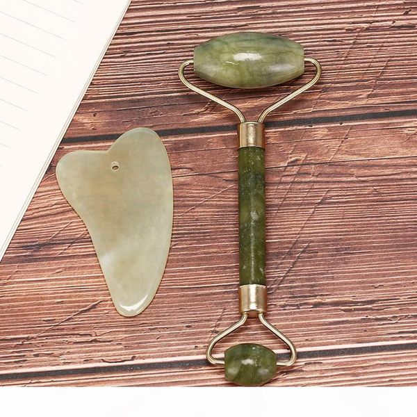 

facial roller natural jade quartz face jade stone roller beauty massage tool face lift massager dropshipping fhfjr