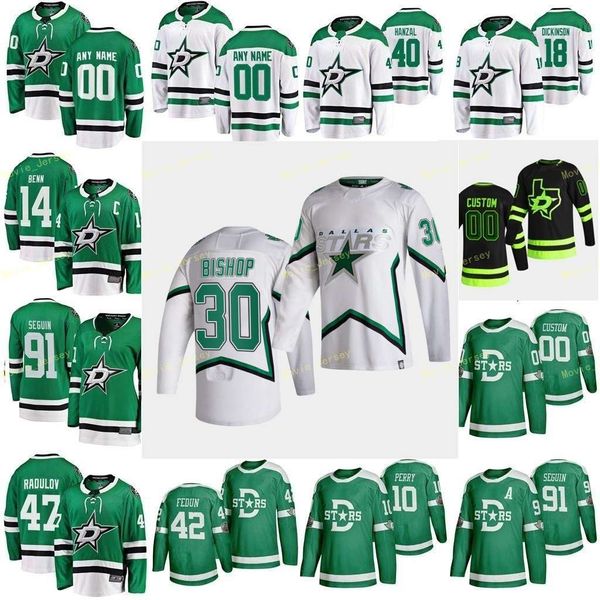 

2021 reverse retro dallas stars jerseys harley thomas heiskanen miro hintz roope johns stephen khudobin anton kiviranta joel custom stitched, Black;red