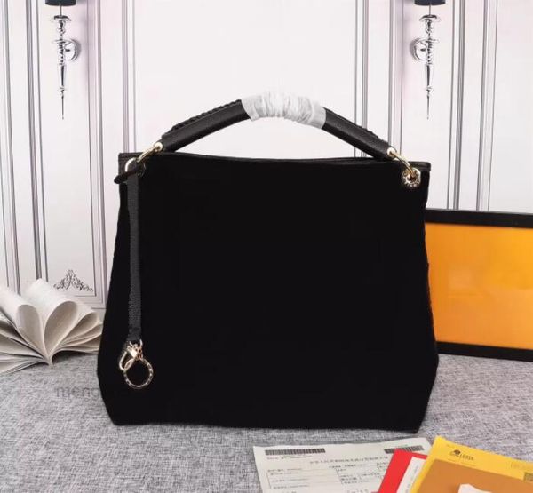 

new fashion pu leather handbags women famous black designers tote shoulder bags with dust bag m40249
